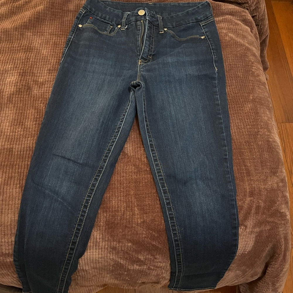 Seven7 Dark Blue Skinny Jeans
